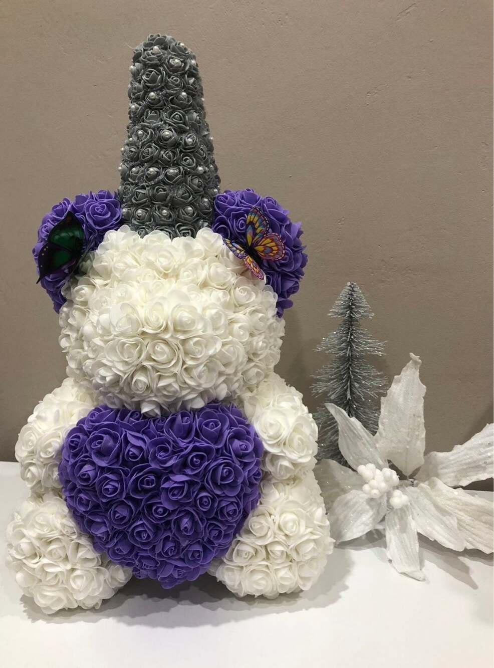 Handmade By Me Unicorn Bear From Roses